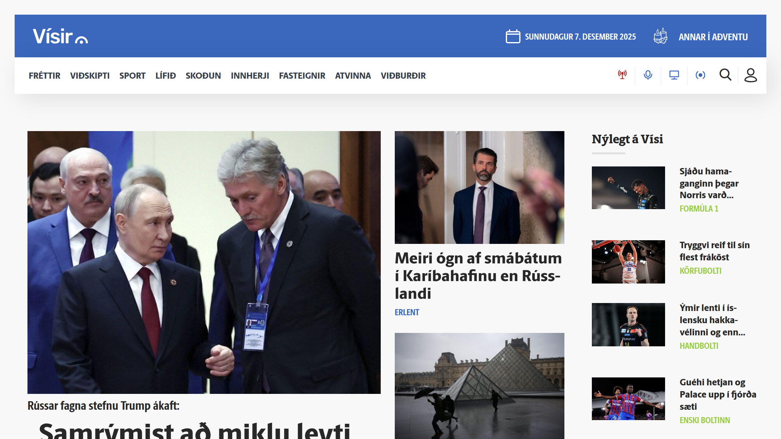 Captura de pantalla de Visir