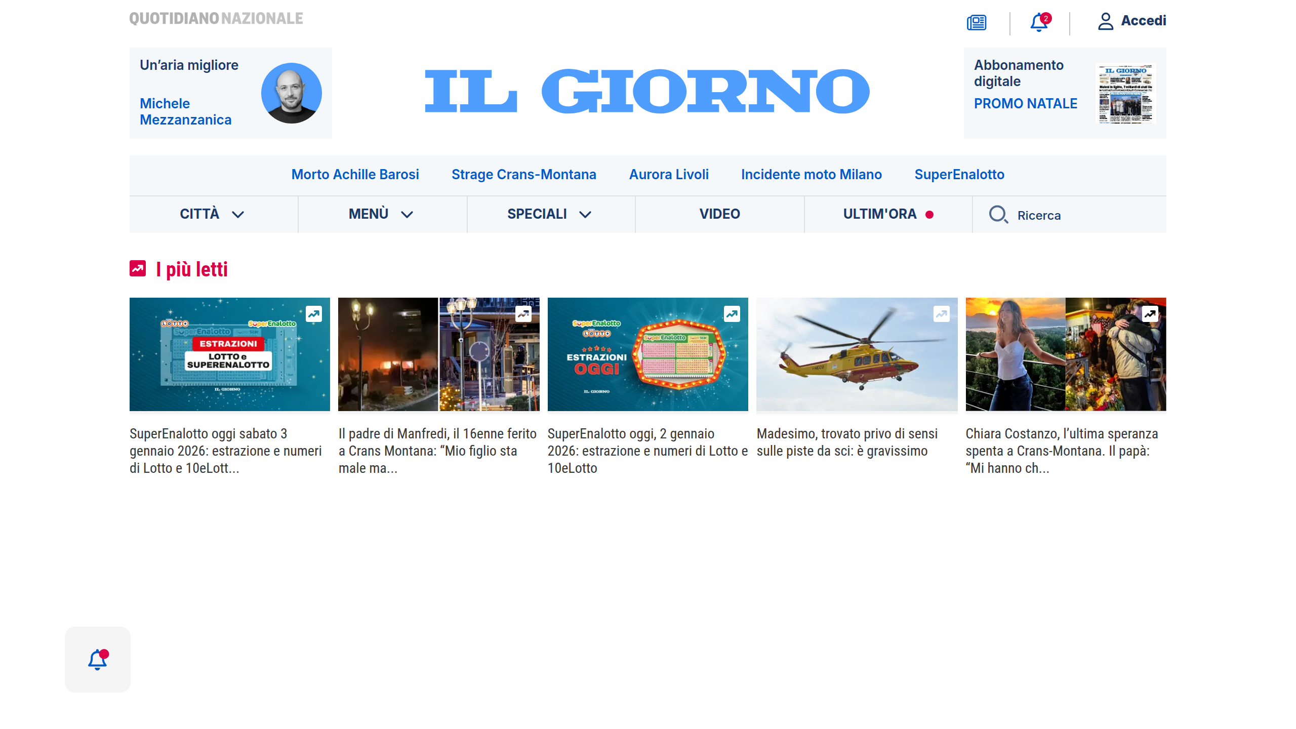 Captura de pantalla de Il Giorno