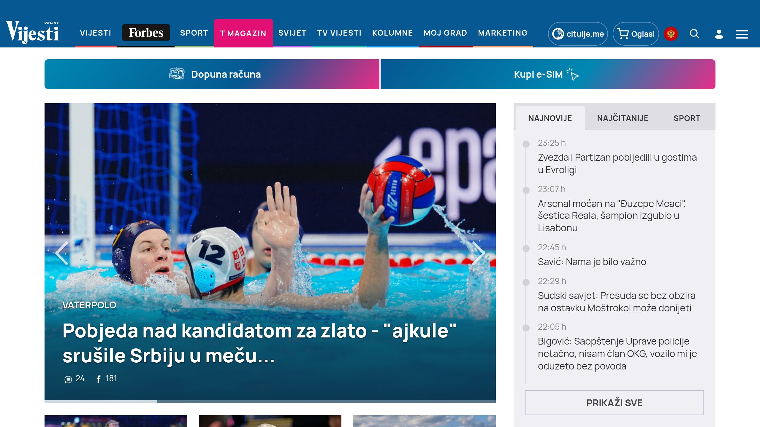 Captura de pantalla de Vijesti