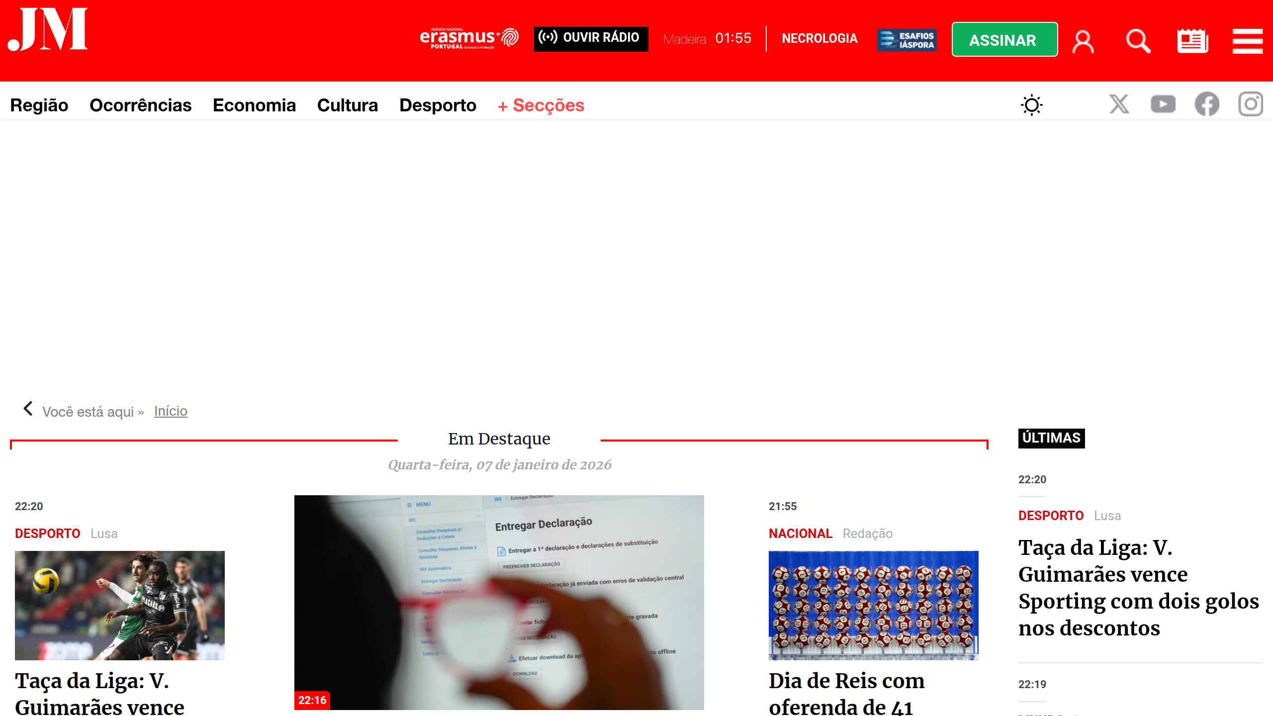 Captura de pantalla de JM Madeira
