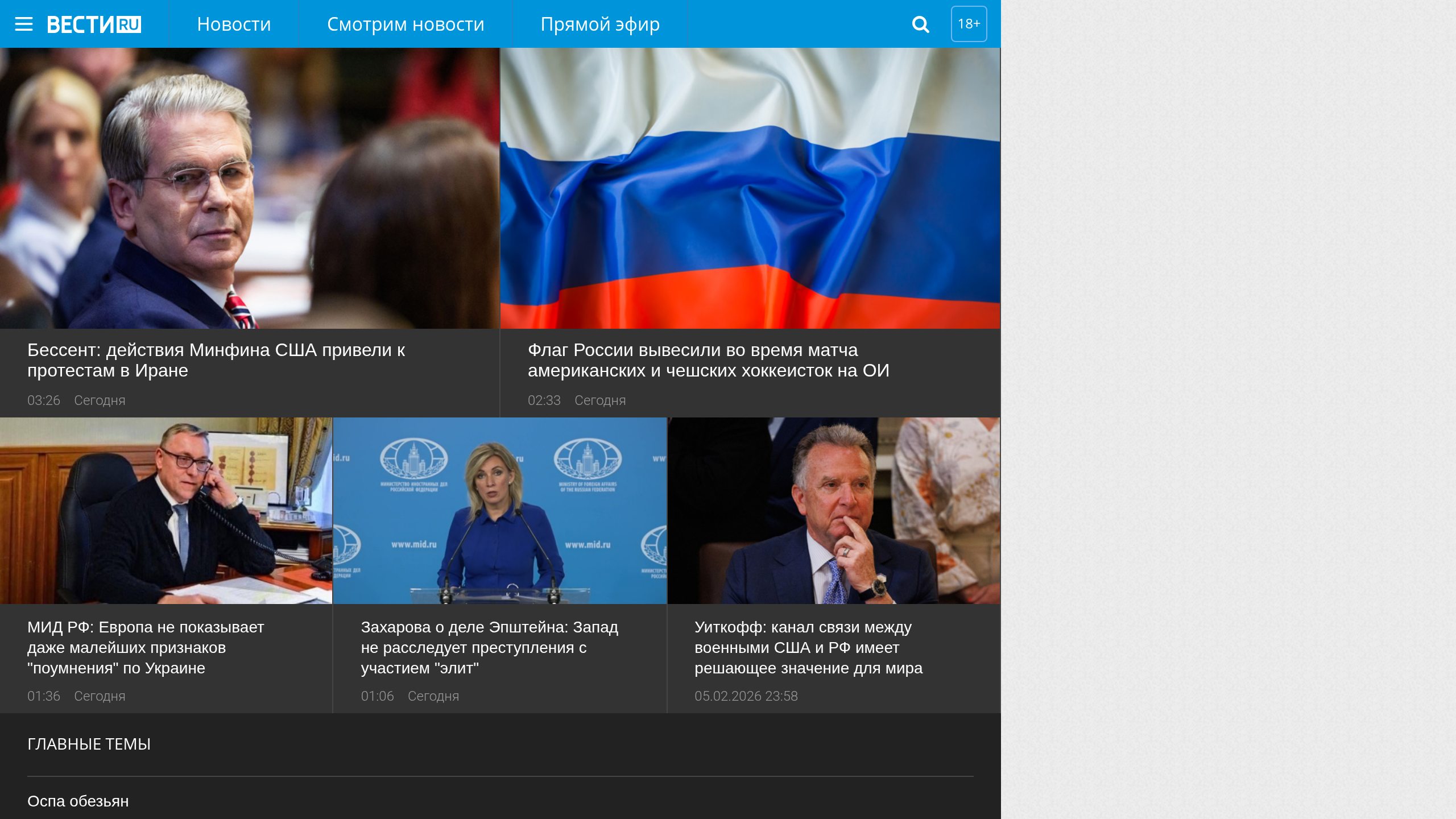 Captura de pantalla de Vesti
