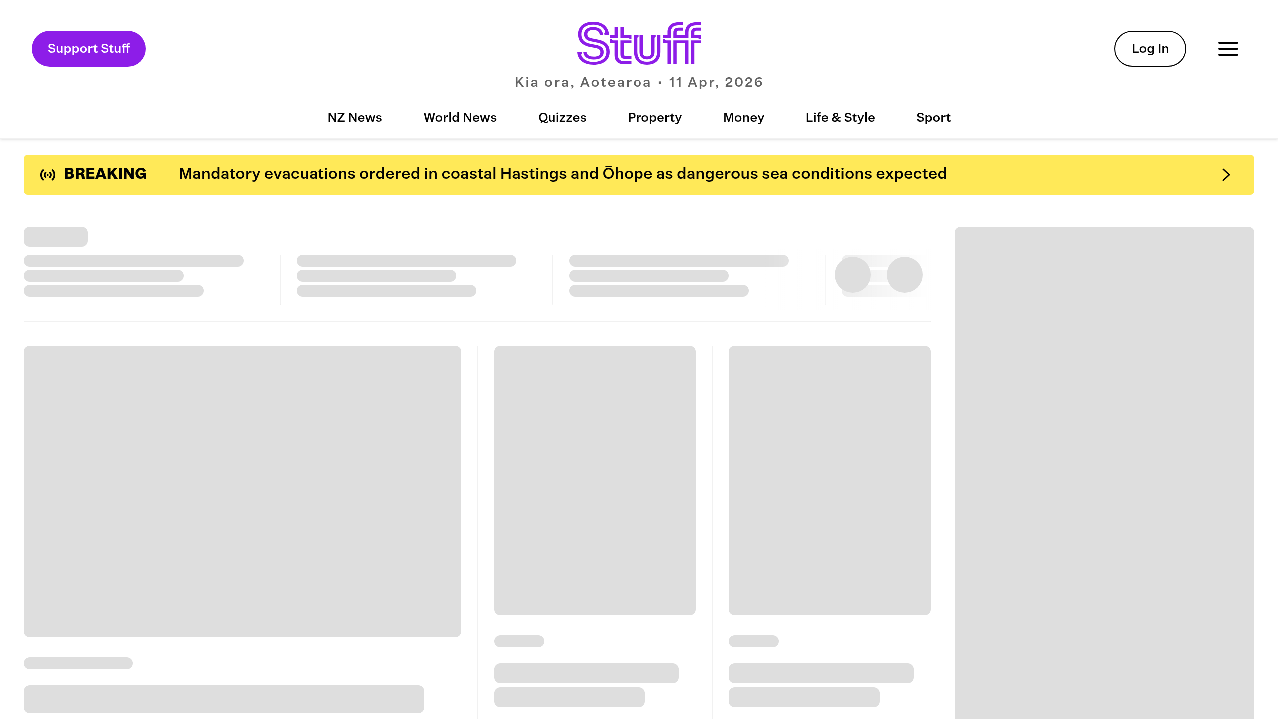 Captura de pantalla de Marlborough Express