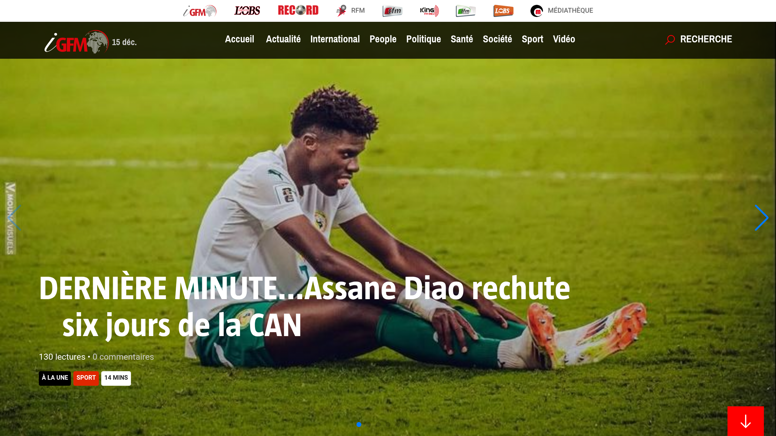 Captura de pantalla de L’Observateur