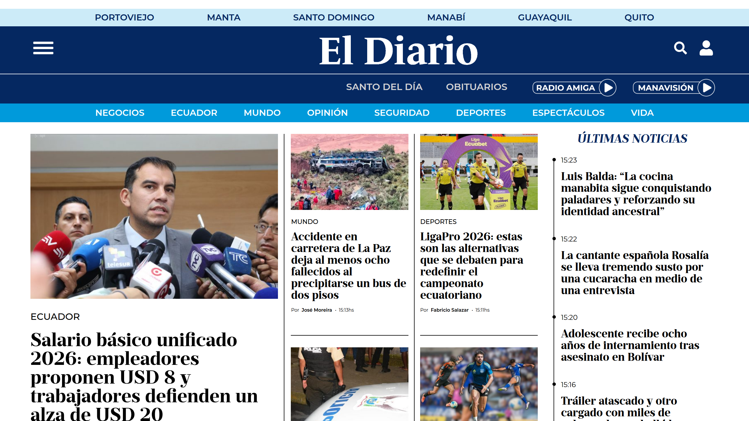 Captura de pantalla de La Marea