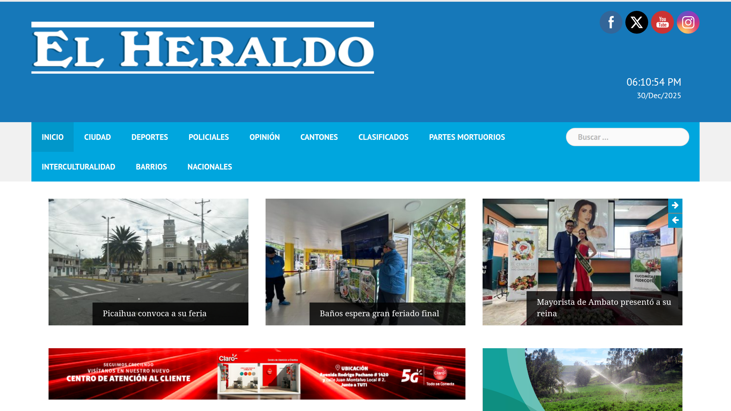 Captura de pantalla de El Heraldo