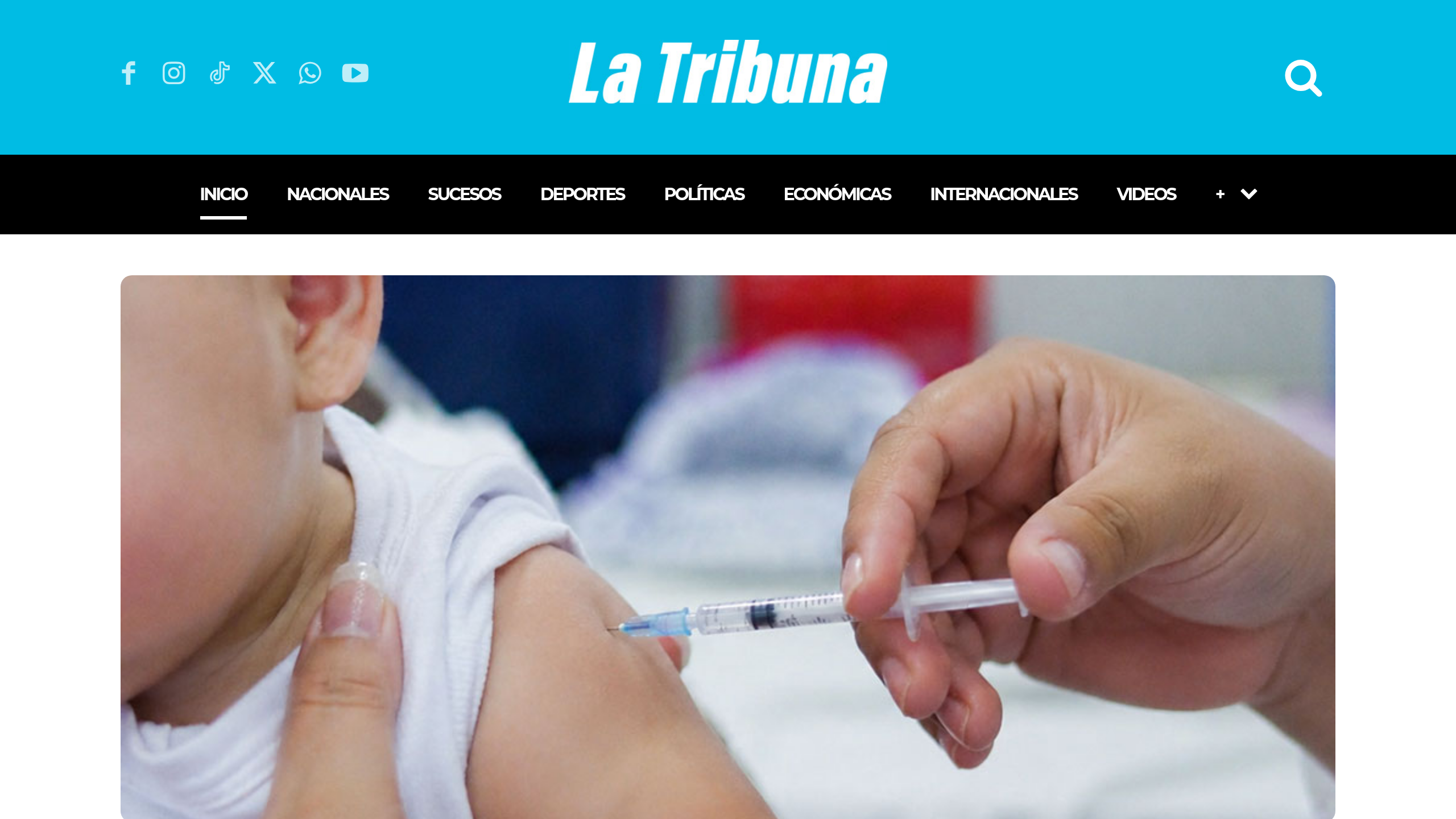 Captura de pantalla de La Tribuna