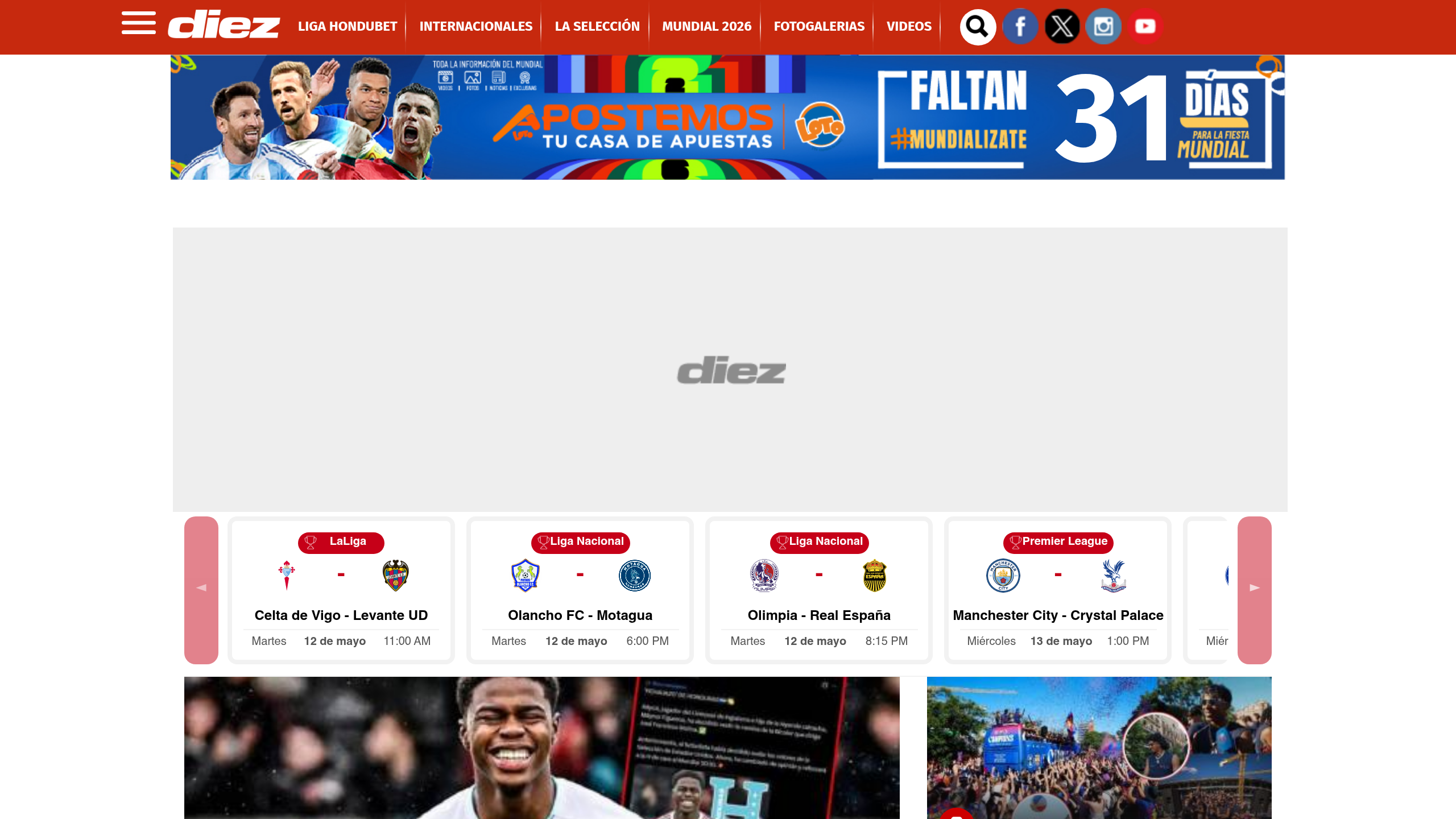 Captura de pantalla de Diez