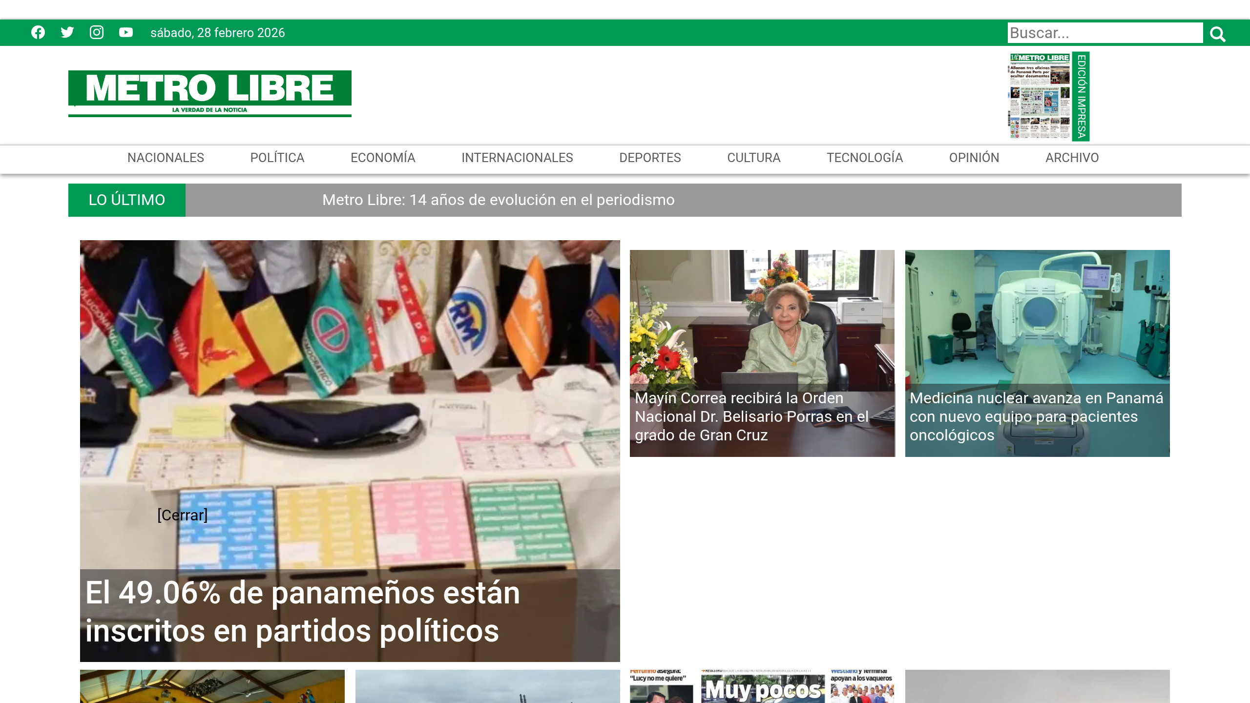 Captura de pantalla de Metro Libre