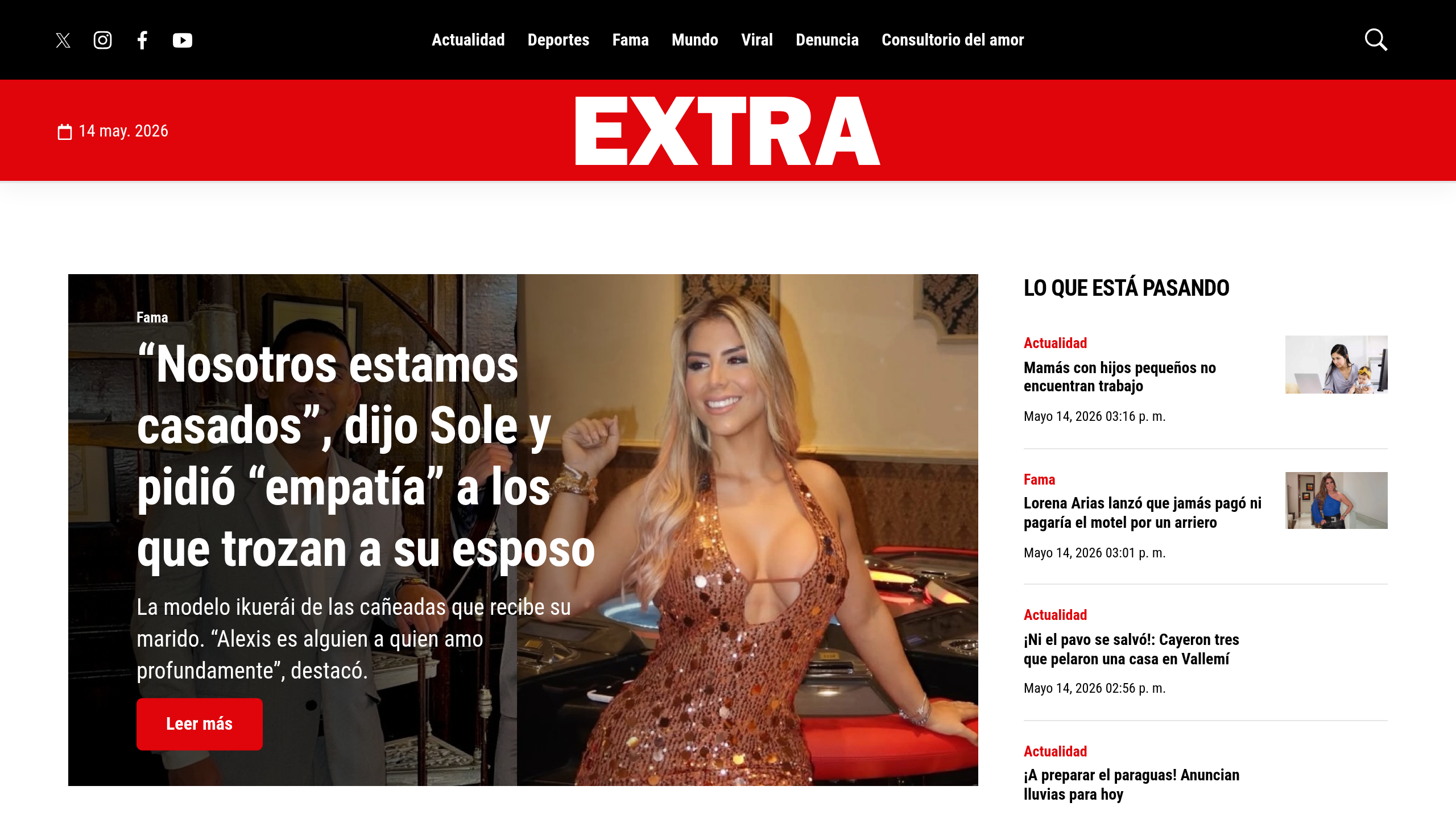 Captura de pantalla de Extra