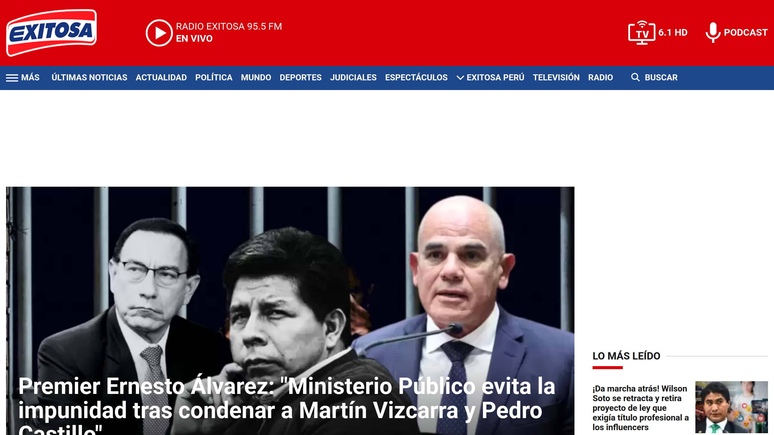 Captura de pantalla de Exitosa