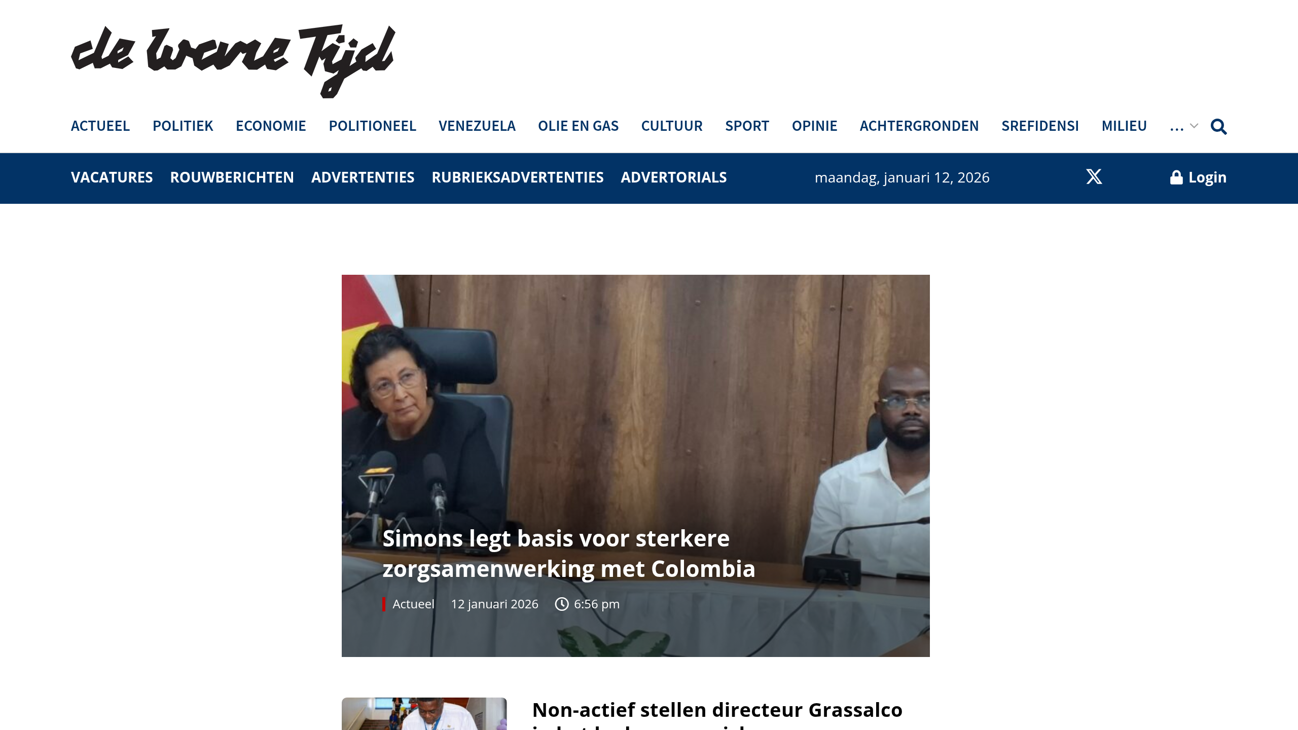 Captura de pantalla de De Ware Tijd