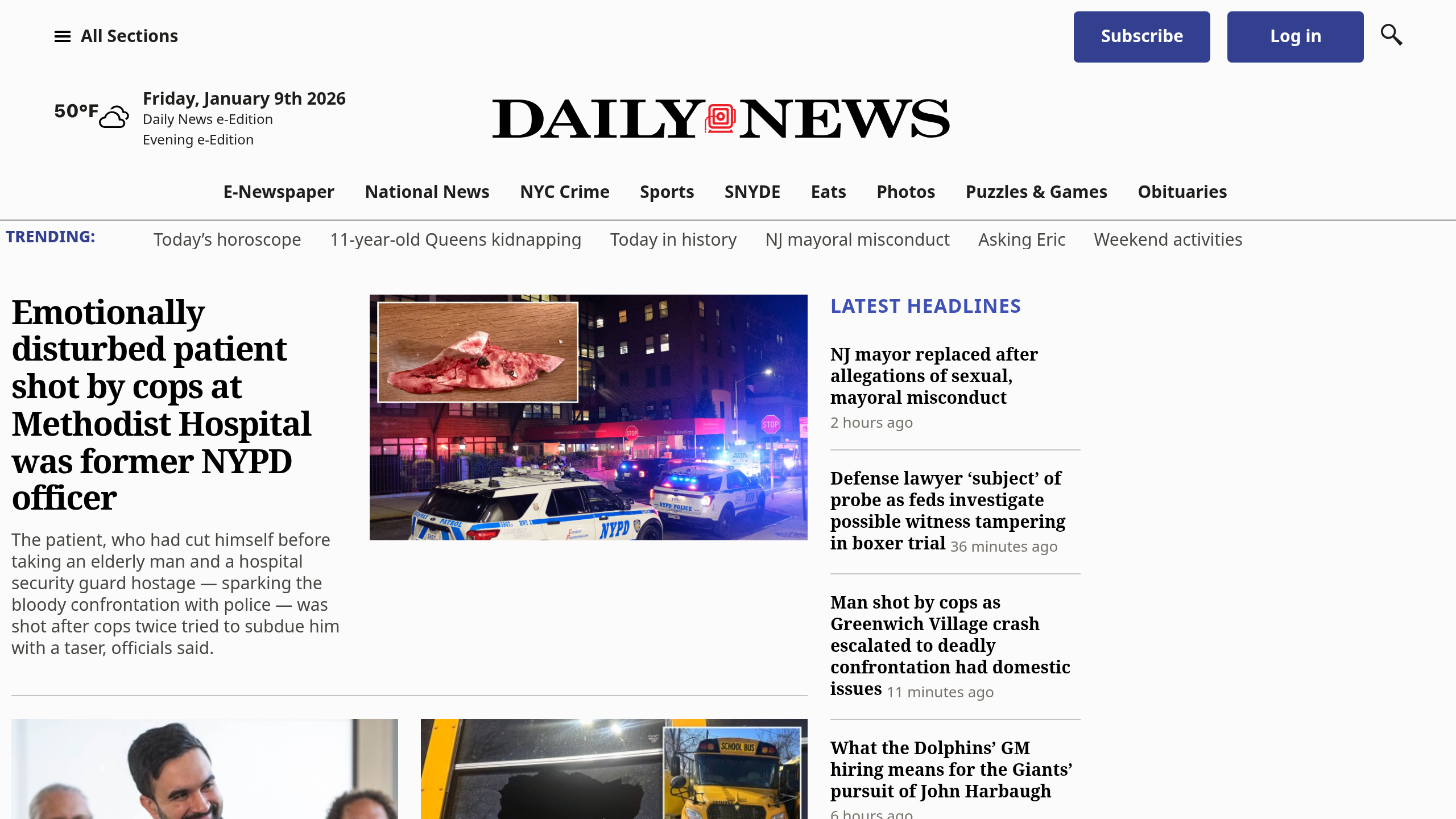 Captura de pantalla de Daily News