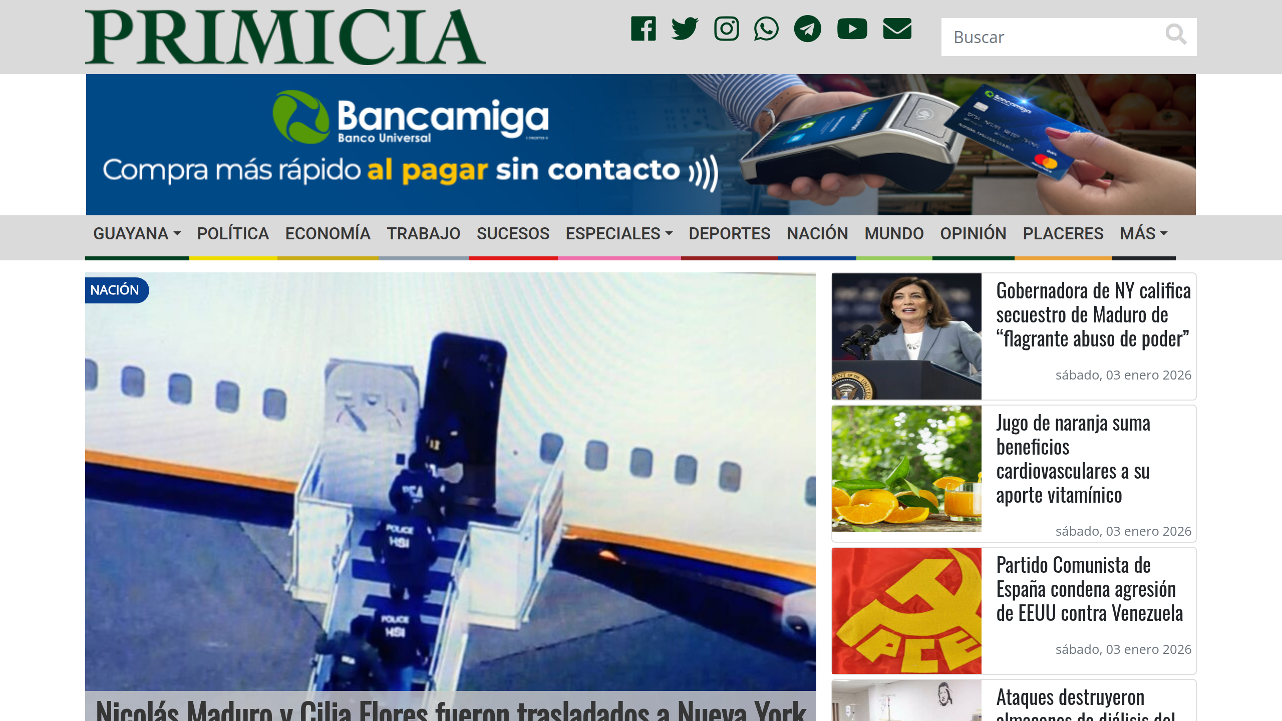 Captura de pantalla de Primicia