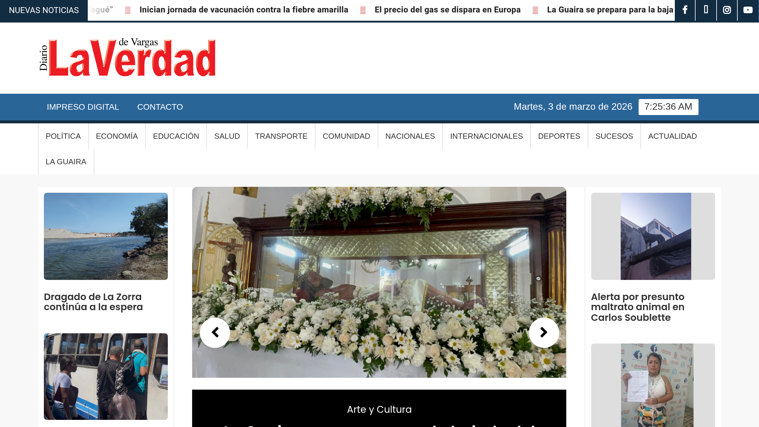 Captura de pantalla de La Verdad de Vargas