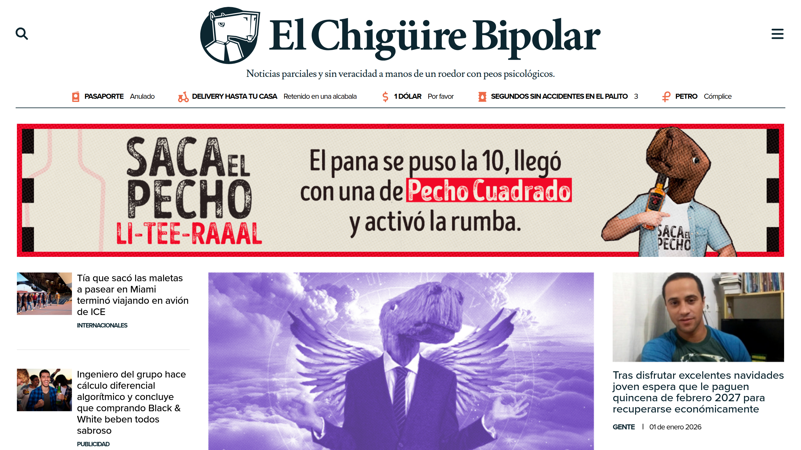 Captura de pantalla de El Chigüire Bipolar