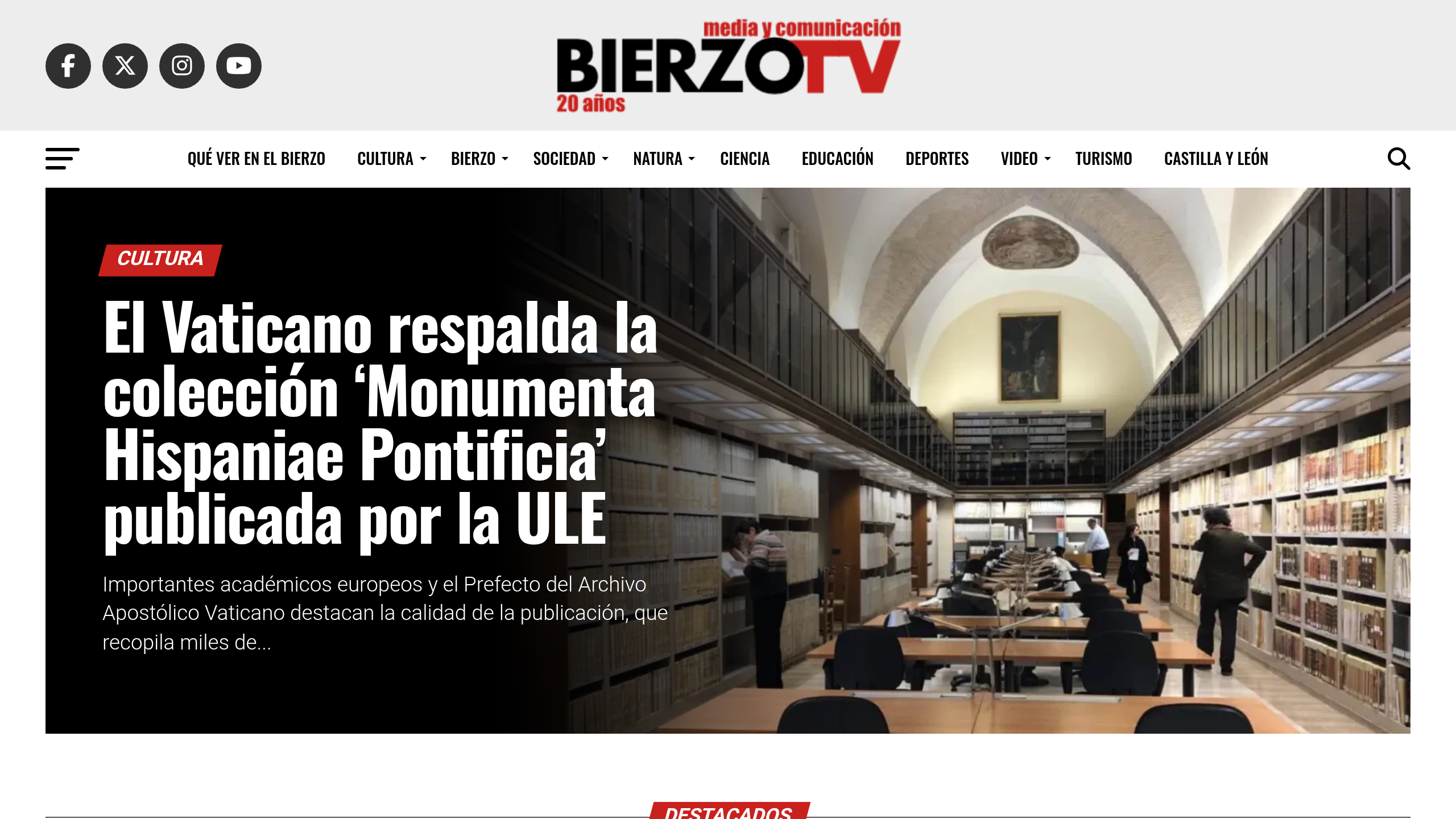 Captura de pantalla de Bierzo TV