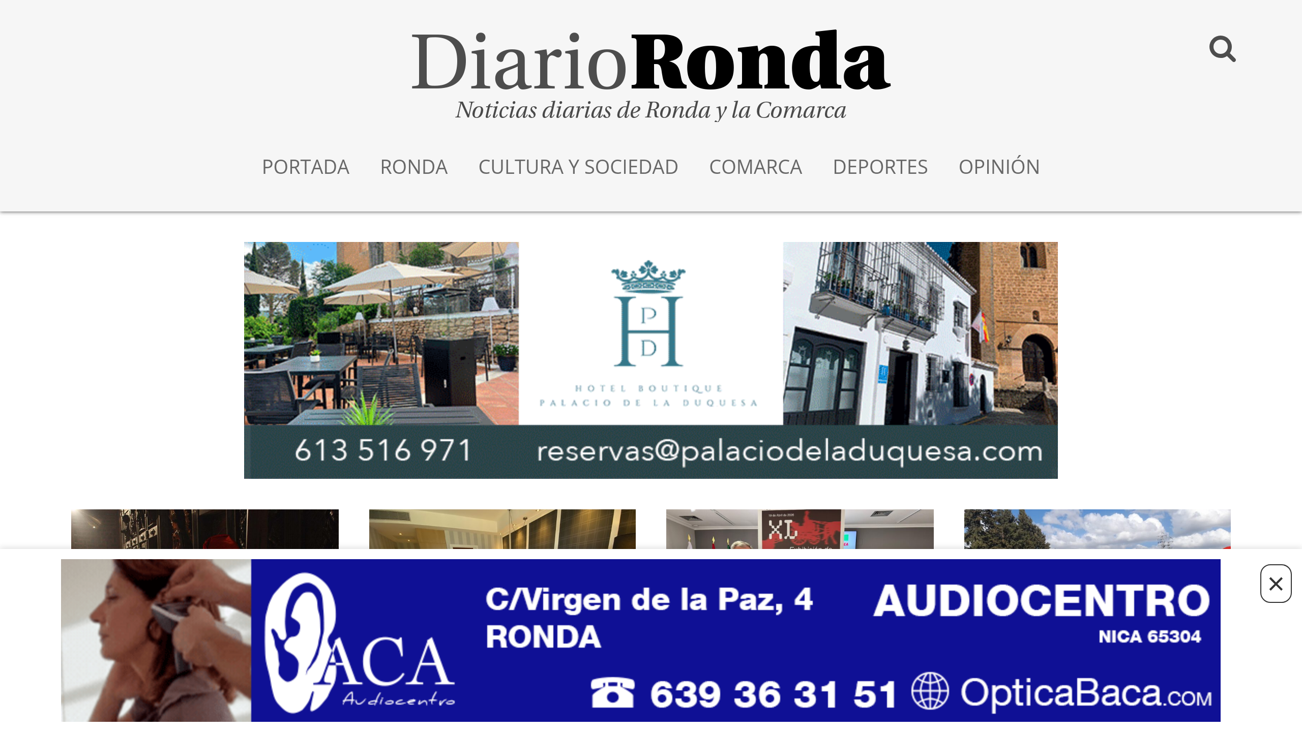 Captura de pantalla de Diario Ronda