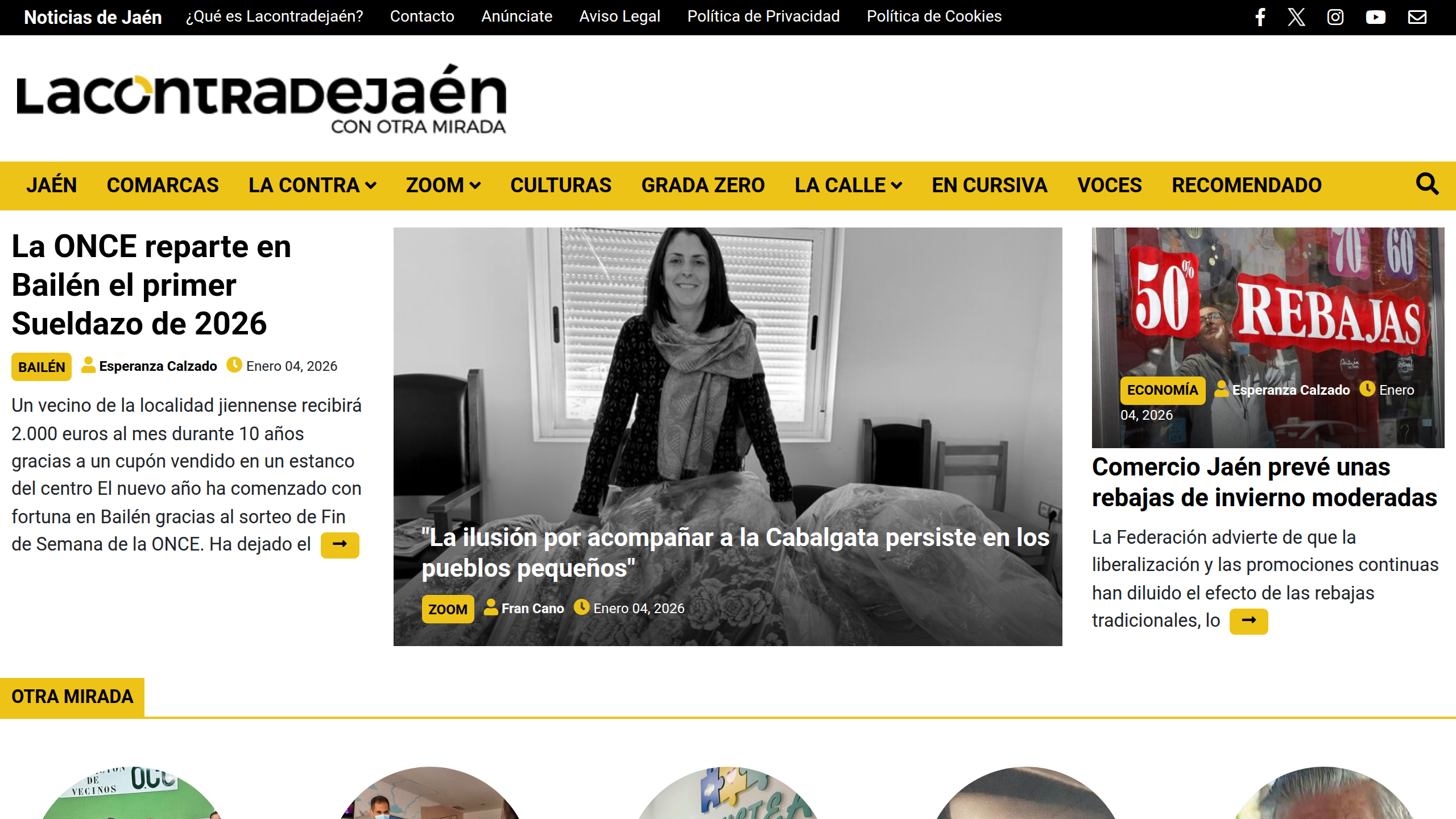 Captura de pantalla de Lacontradejaén