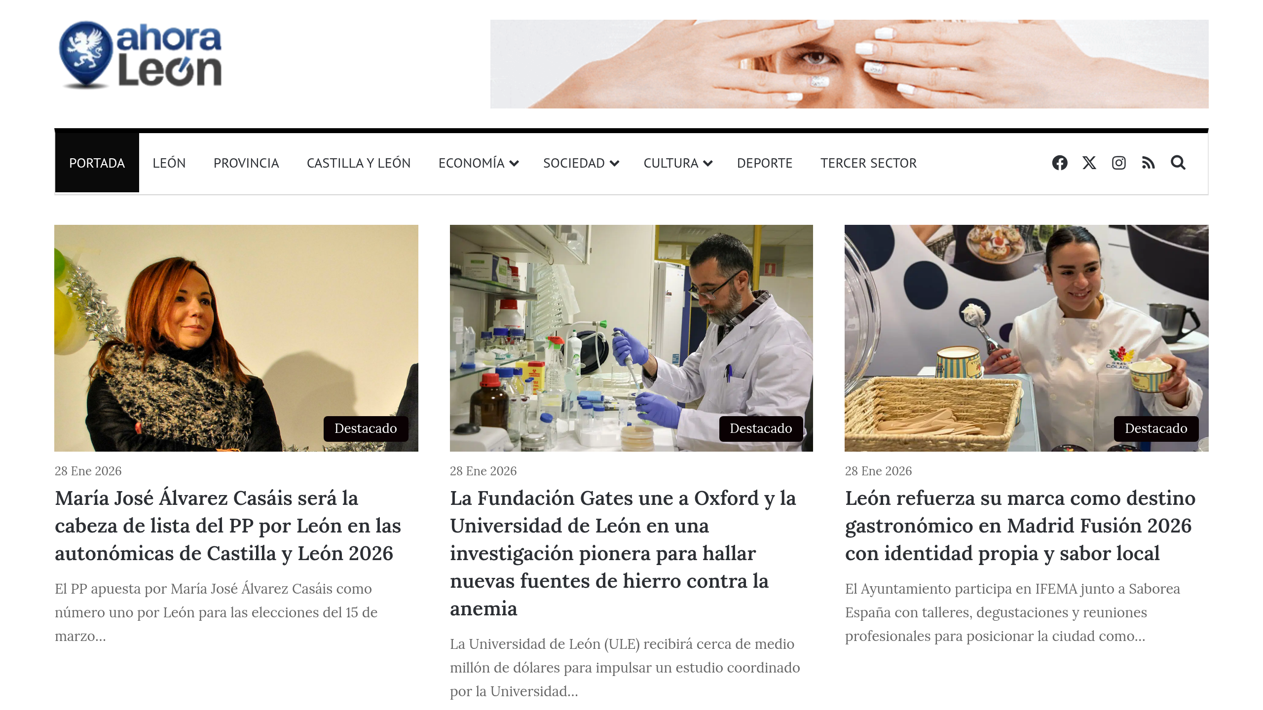 Captura de pantalla de Ahora León