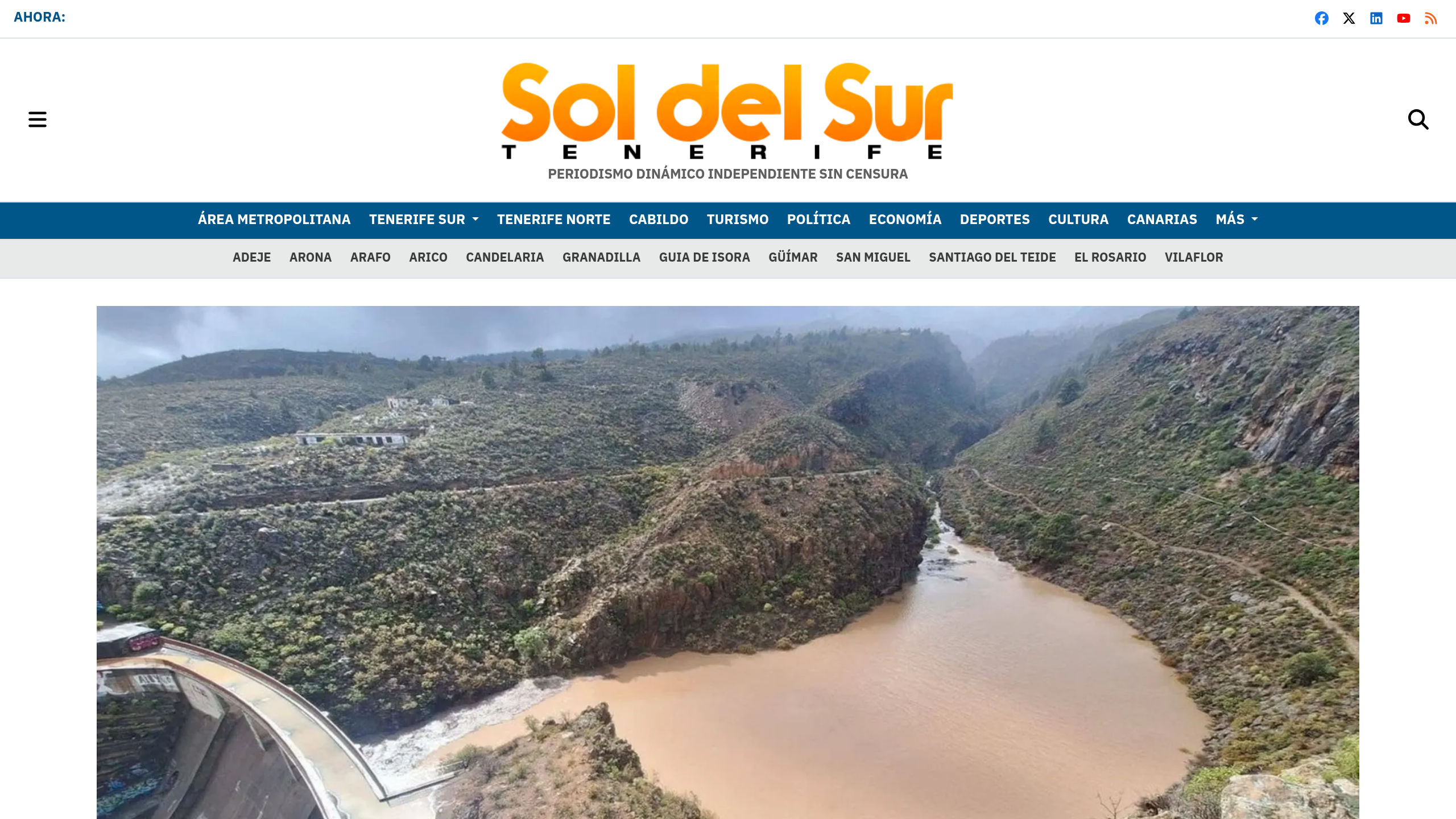 Captura de pantalla de Sol del Sur Tenerife