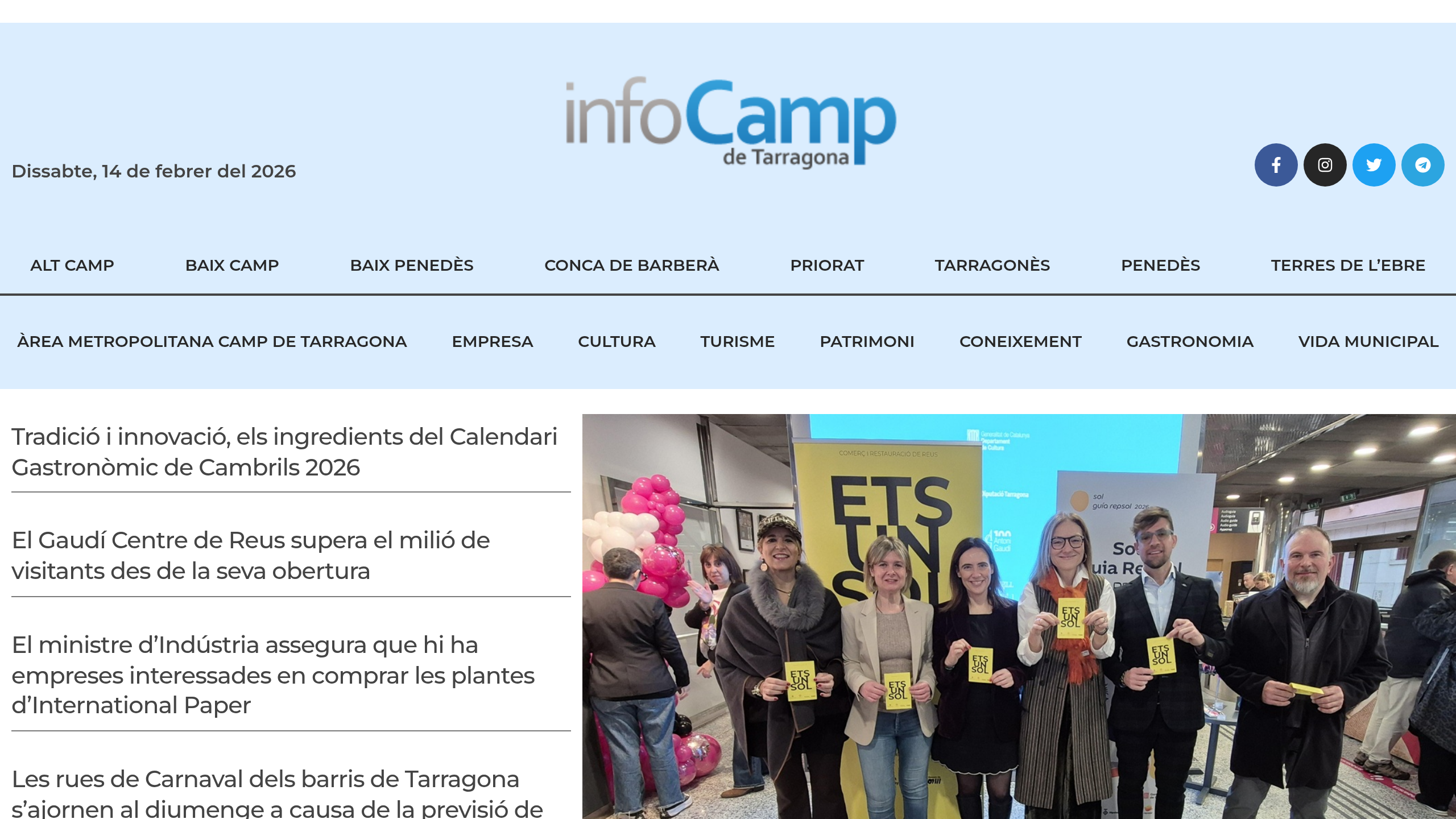 Captura de pantalla de Info Camp