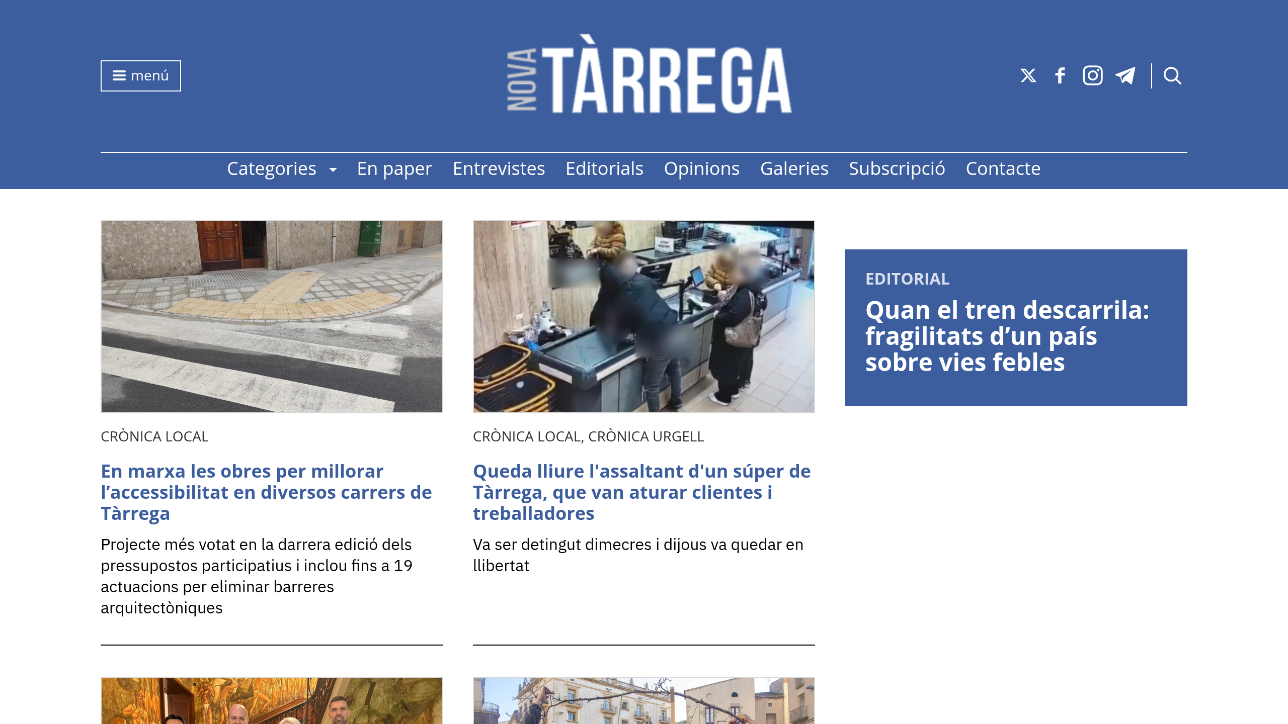 Captura de pantalla de Nova Tàrrega