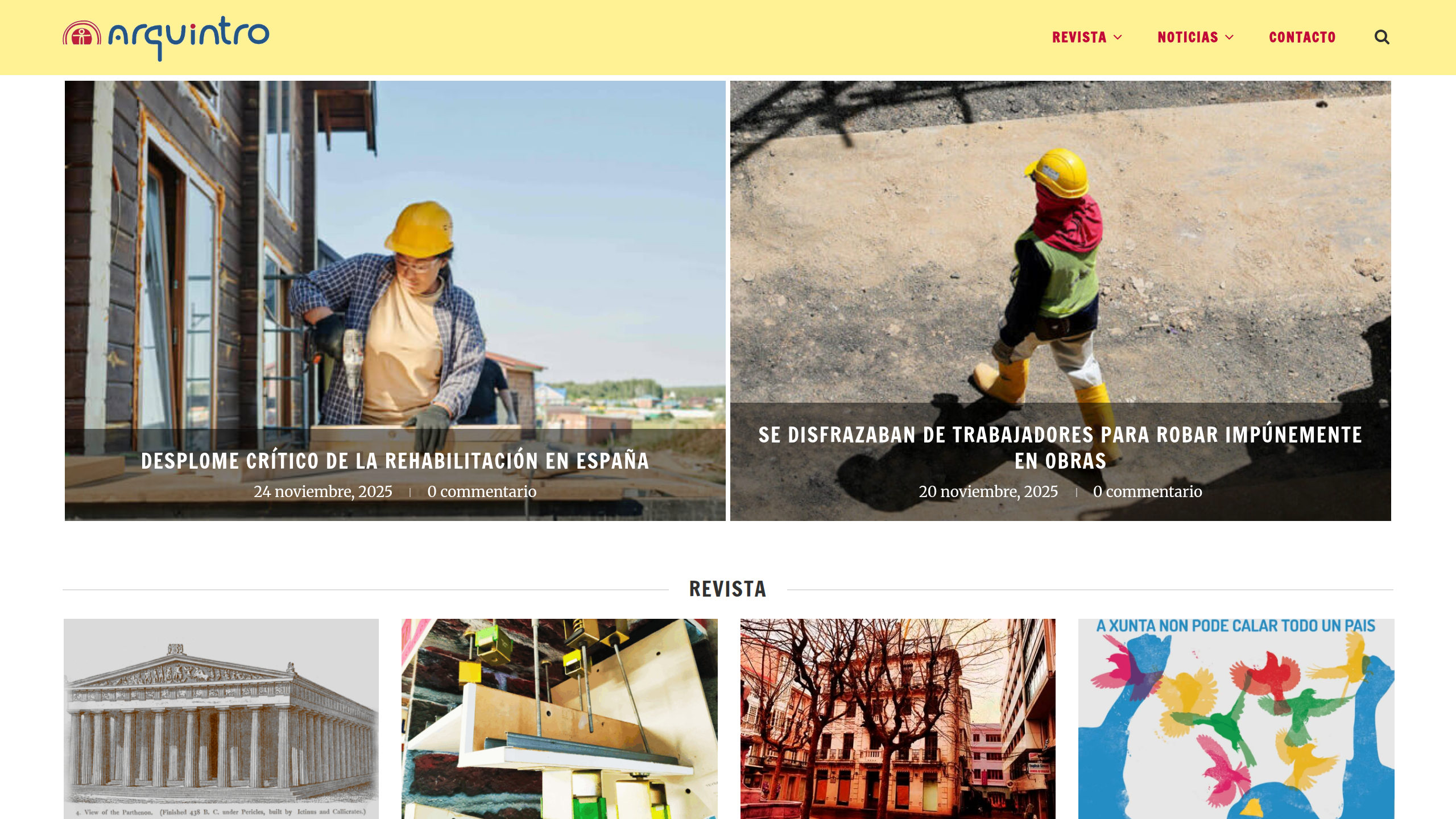 Captura de pantalla de Arquintro