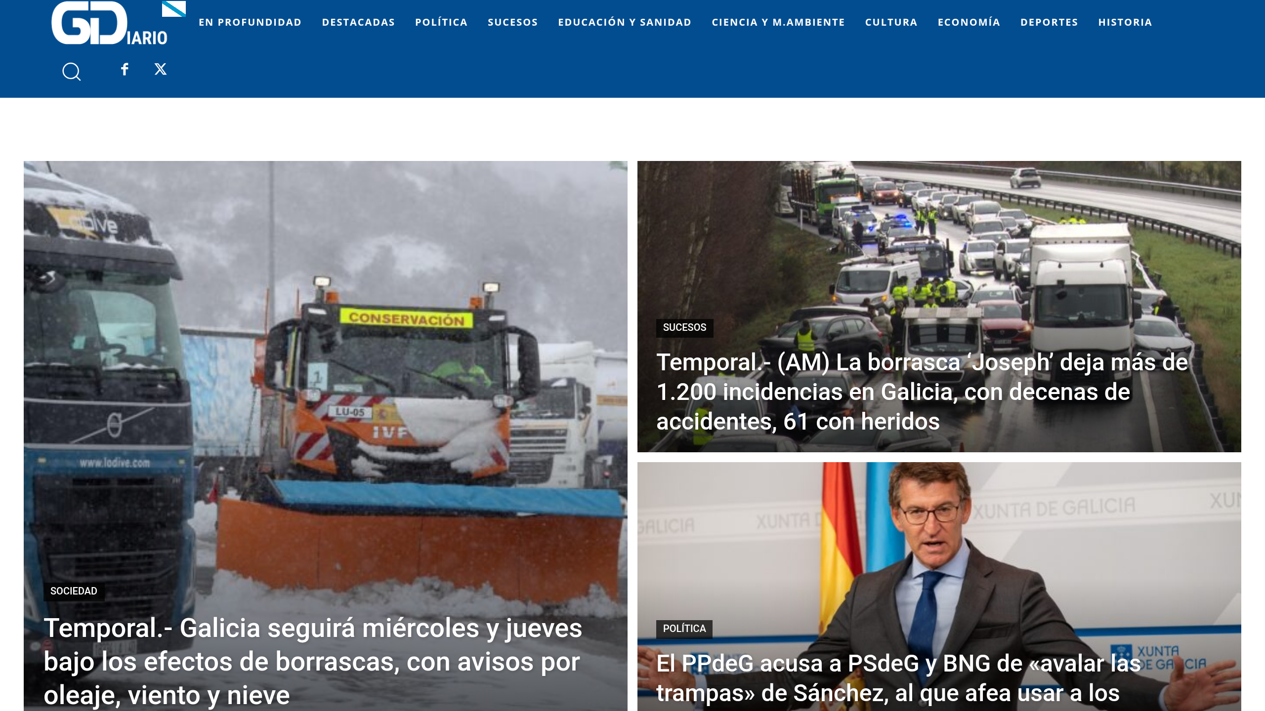 Captura de pantalla de GC Diario