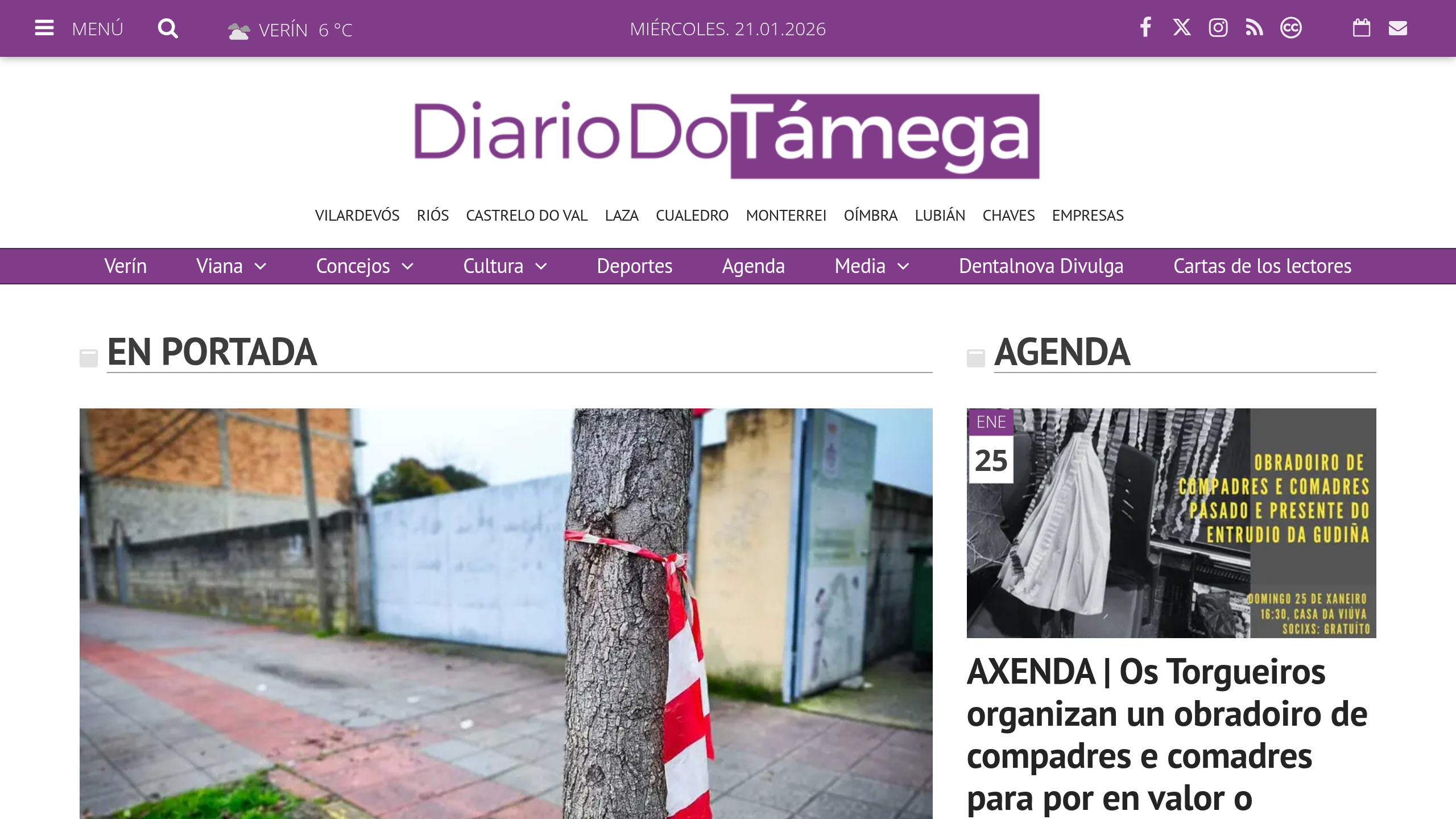 Captura de pantalla de Diario do Támega