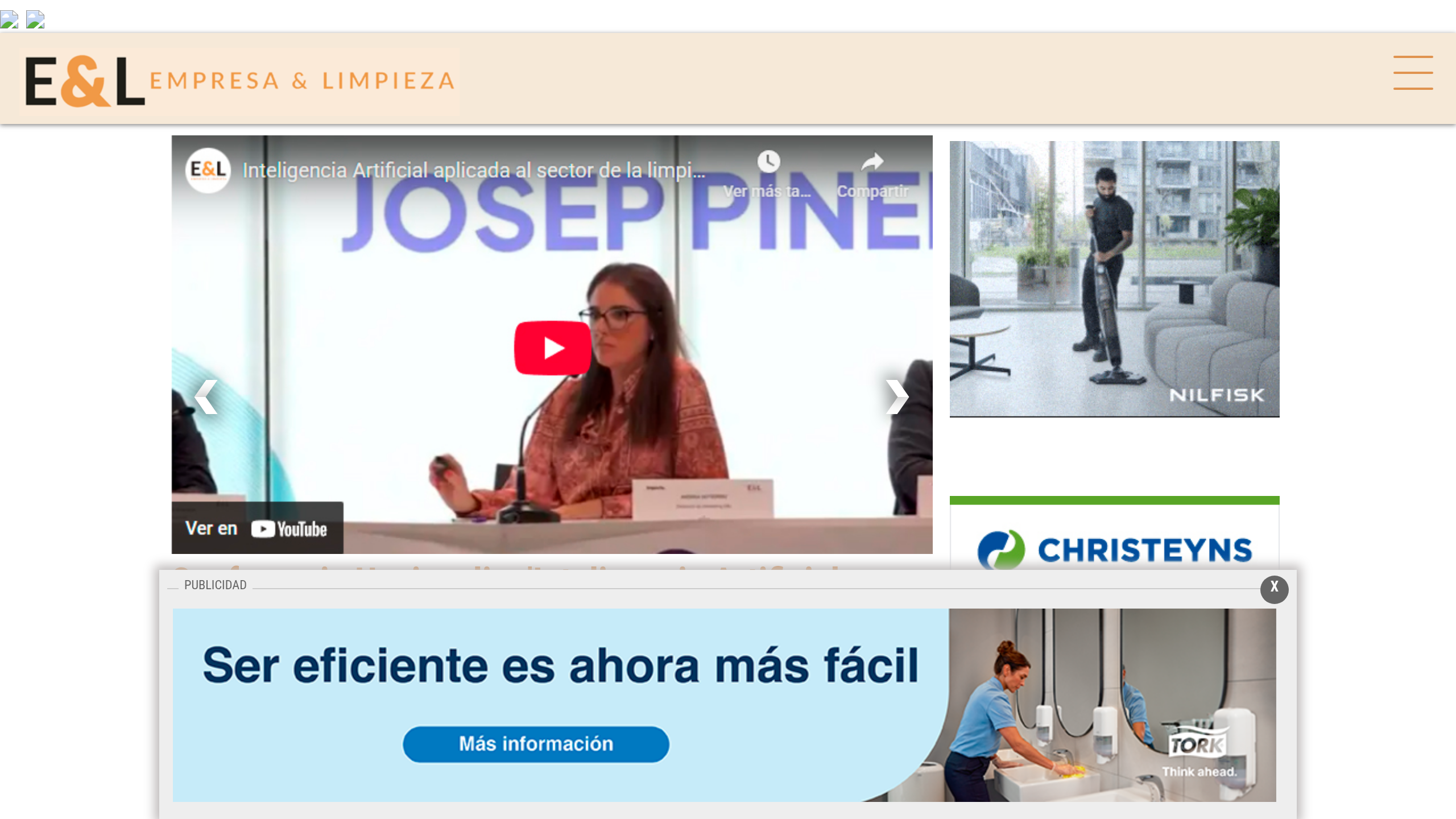 Captura de pantalla de Empresa y Limpieza