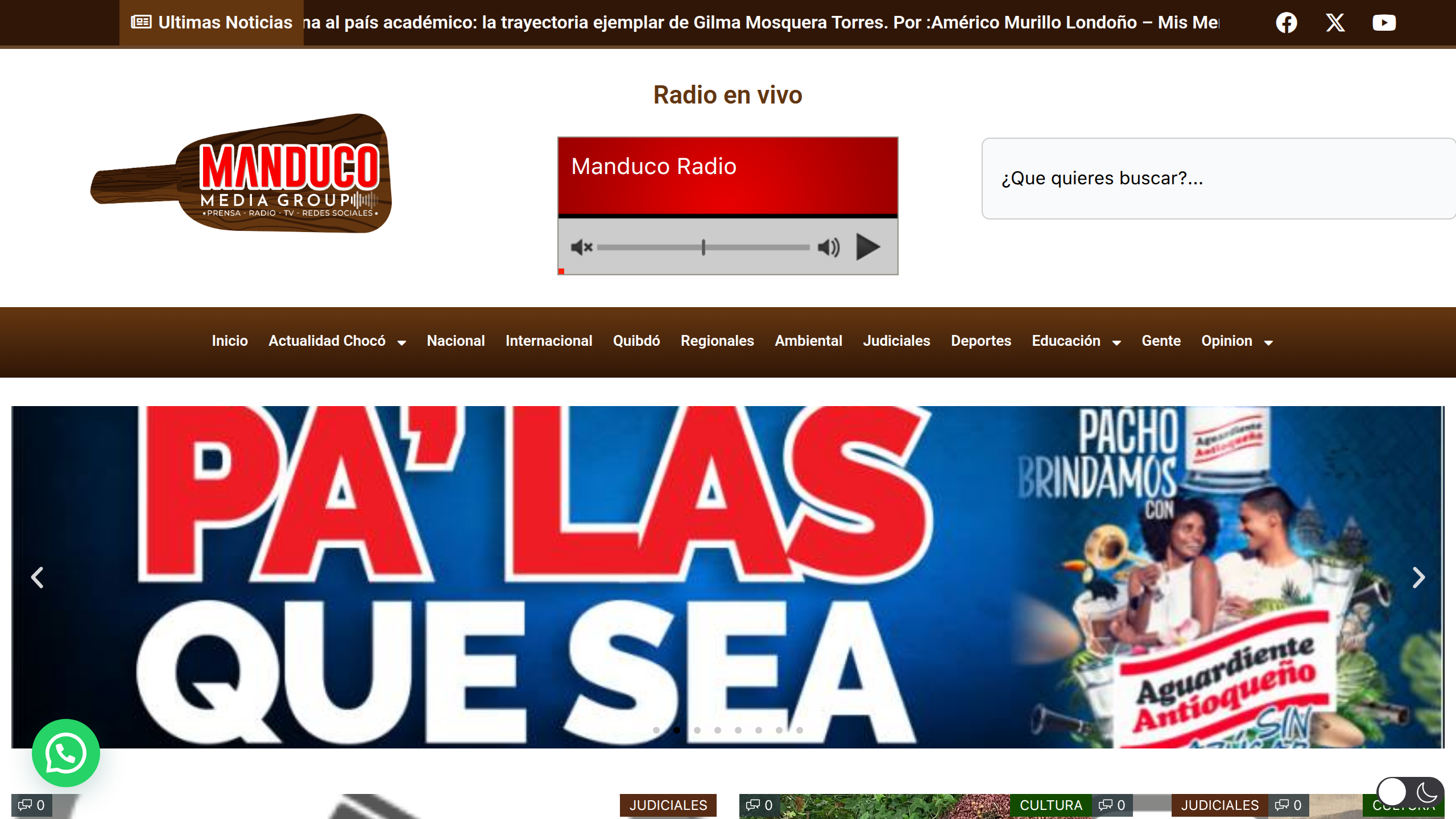 Captura de pantalla de El Manduco